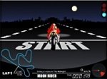 Ночная гонка на мотоцикле (онлайн)