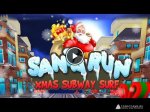   Santa runner xmas subway surf