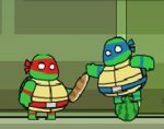      - (Ninja turtles save New York)