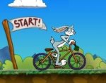       (Bugs Bunny biking)