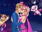 Поцелуи Супер Барби и Кена (онлайн)