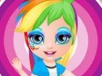 Малышка Барби в стиле Май литл пони (онлайн)