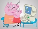 Свинка Пеппа: За компьютером (онлайн)